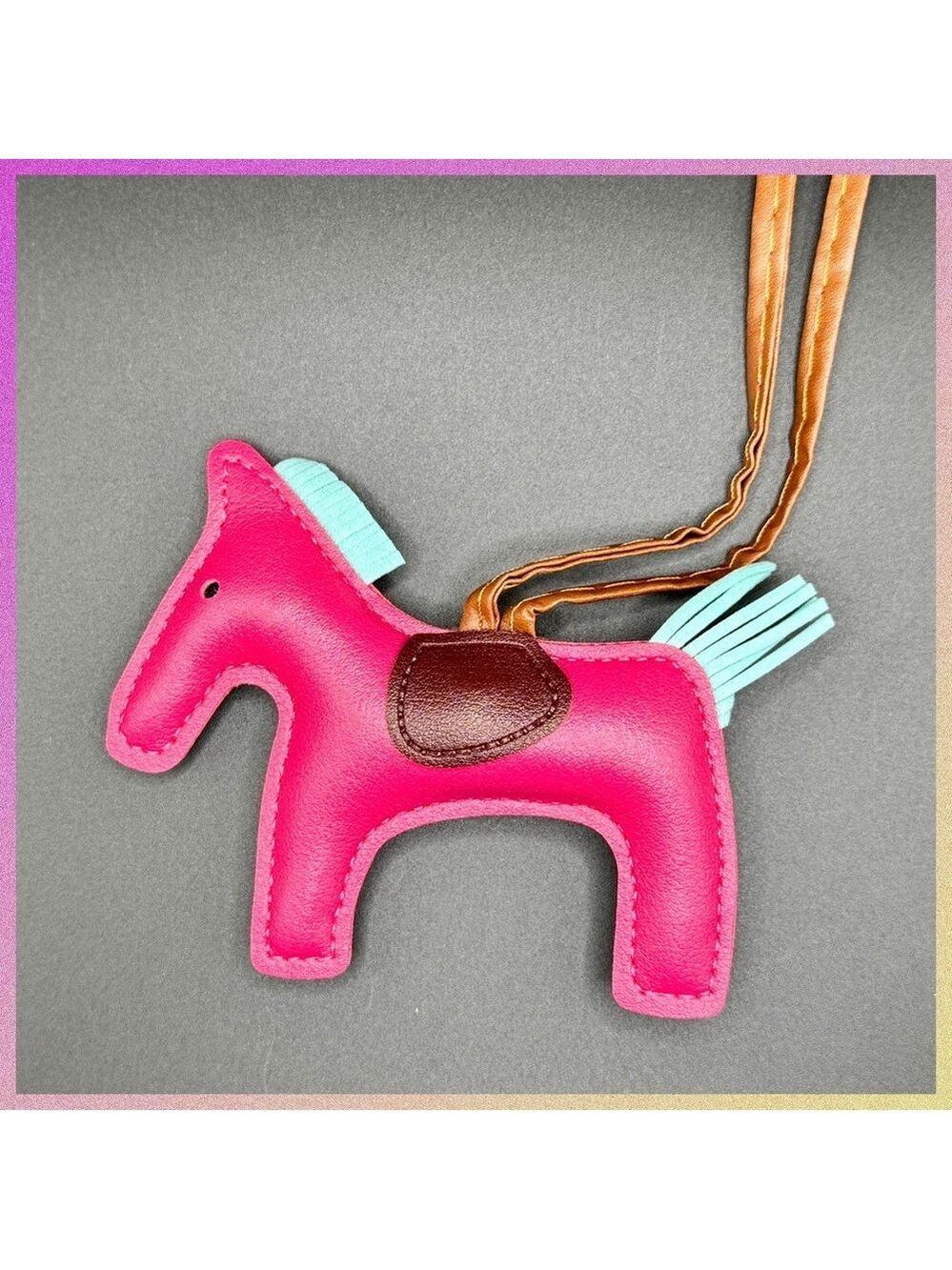 2025 Puffy Large Horse Purse and Backpack Accessory or Keychain